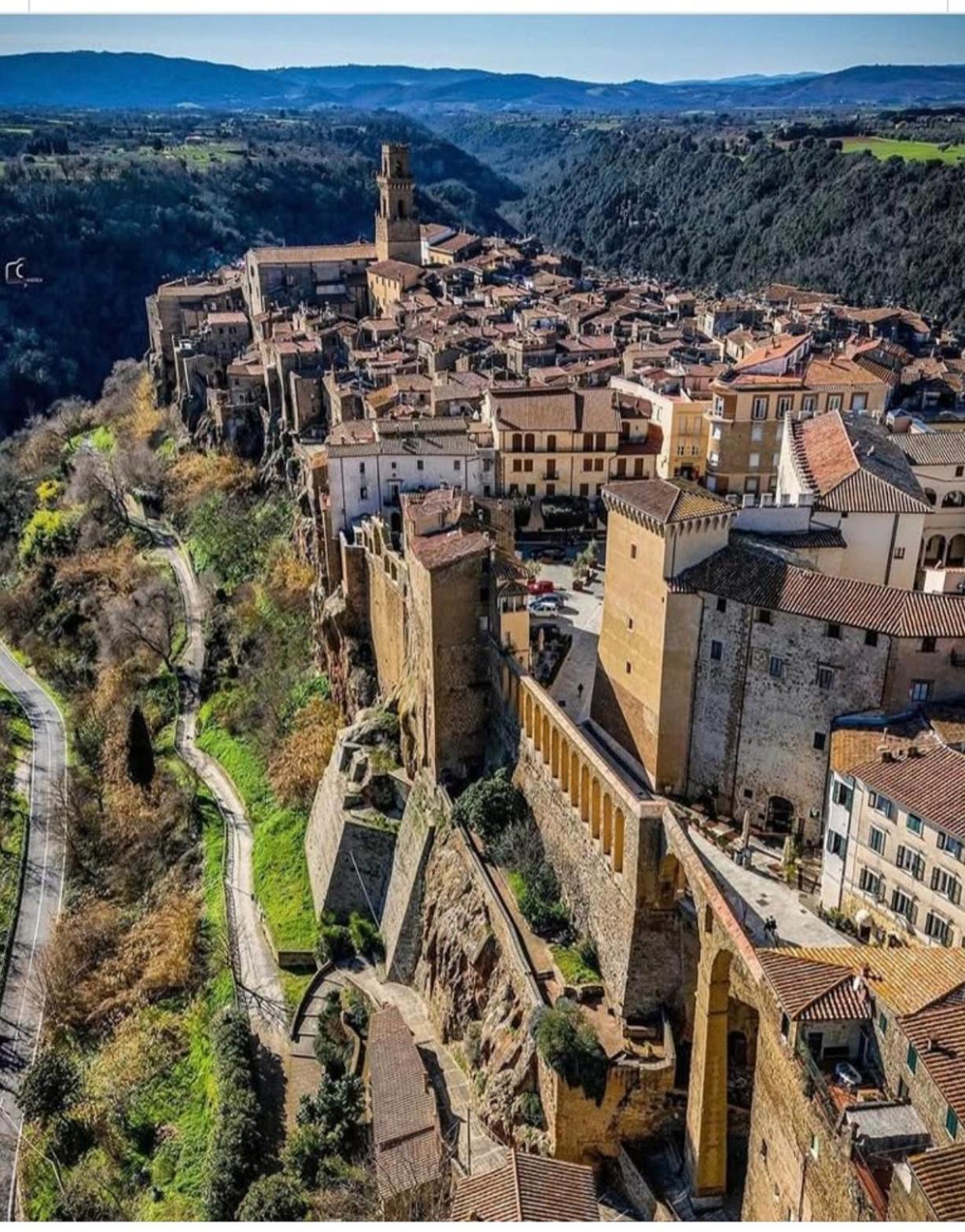 Casa Della Rosa Villa Pitigliano Bagian luar foto